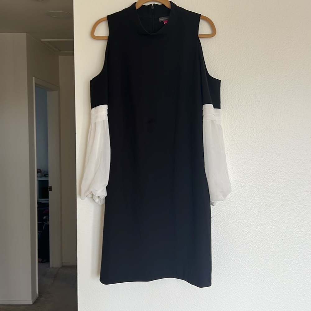Vince Camuto Bubble Sleeve Cocktail Dress